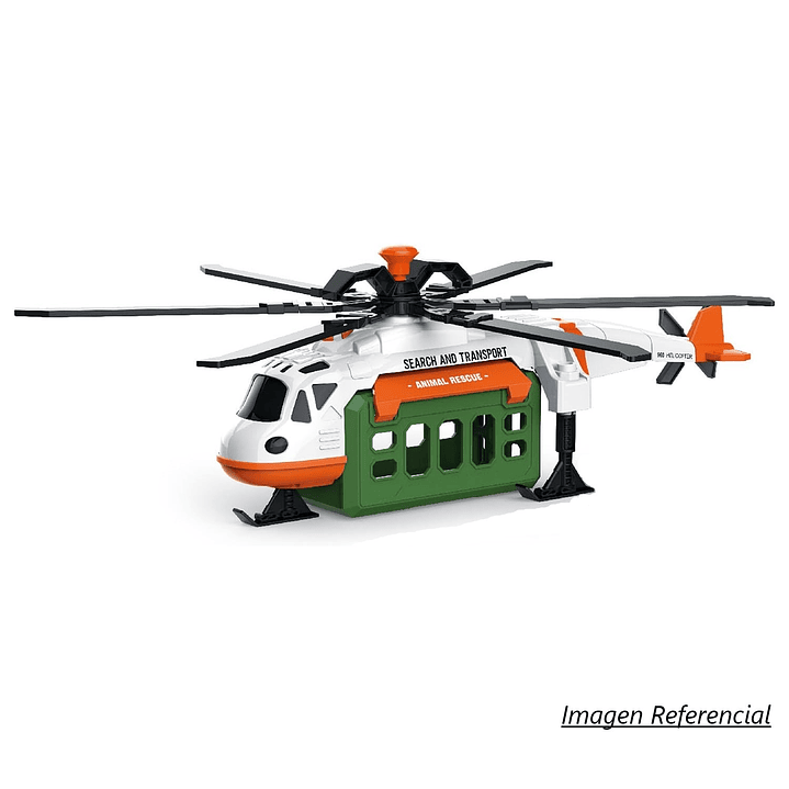 Juguete Helicóptero Transp Dinosaurio Sonido Rescate DBG1672 2