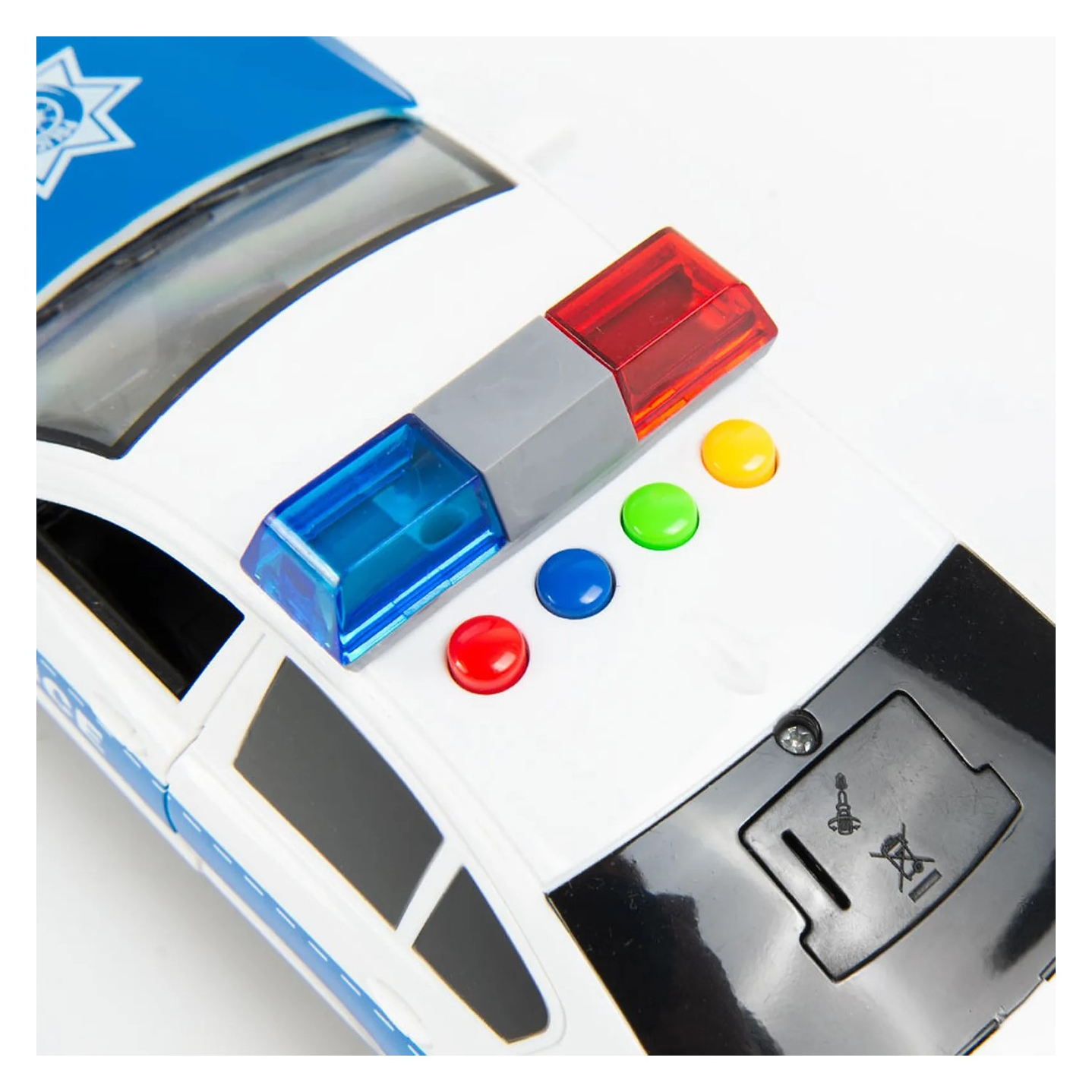 Juguete Auto Policía Con Luces Sonido Y Fricción DBG1674 3