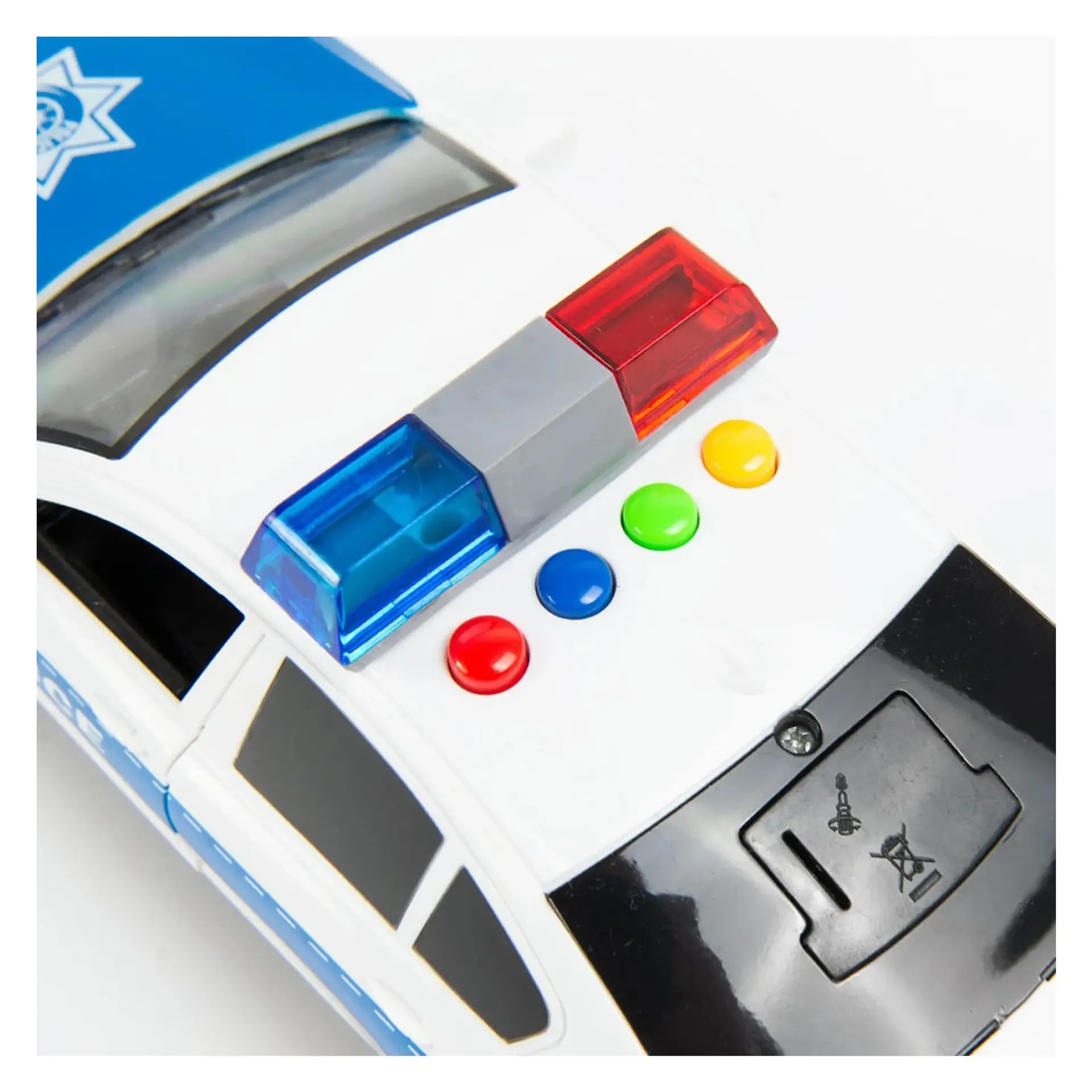 Juguete Auto Policía Con Luces Sonido Y Fricción DBG1674 3