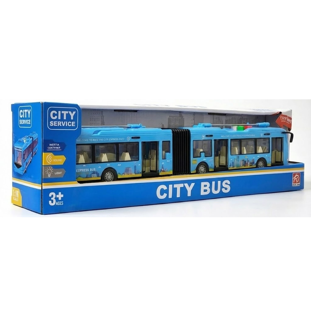 Juguete Autobús Articulado Luz Sonido Fricción DBG1676 4