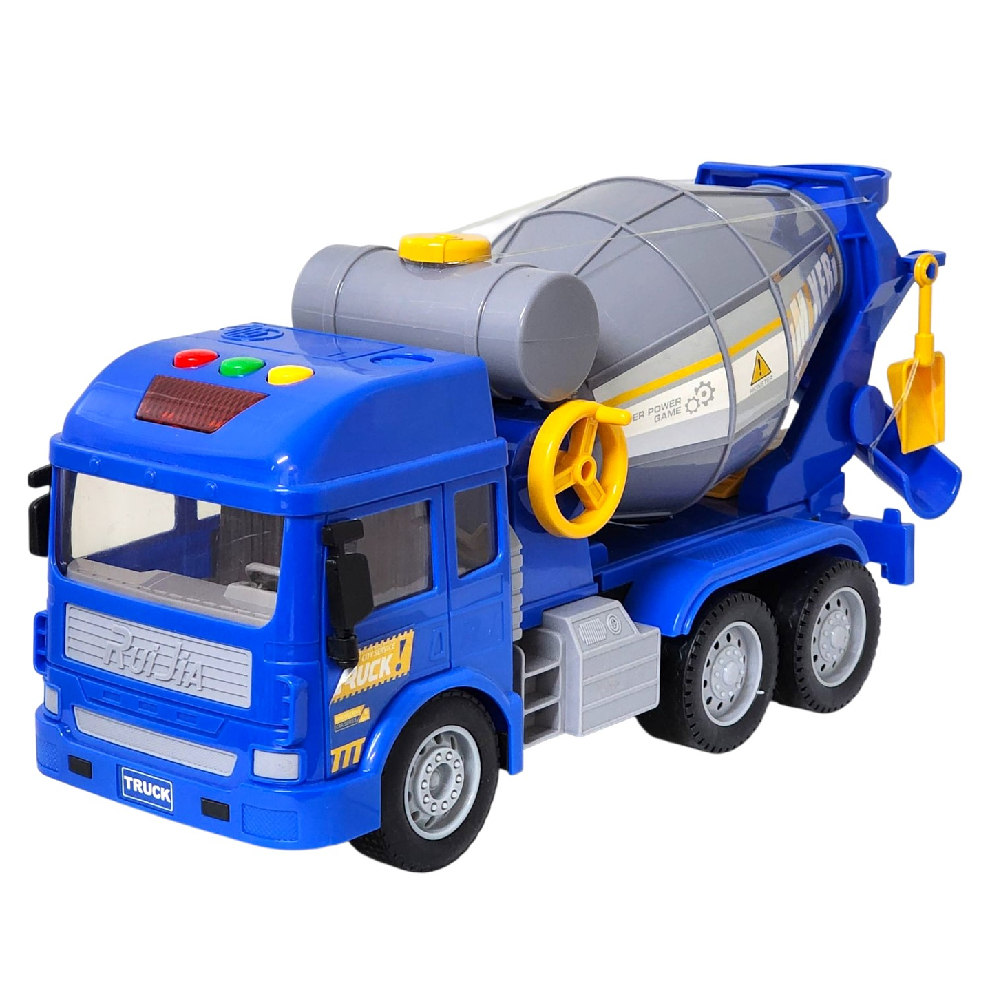 Juguete Camión Hormigonera Luz Sonido Fricción DBG1678 Azul 1