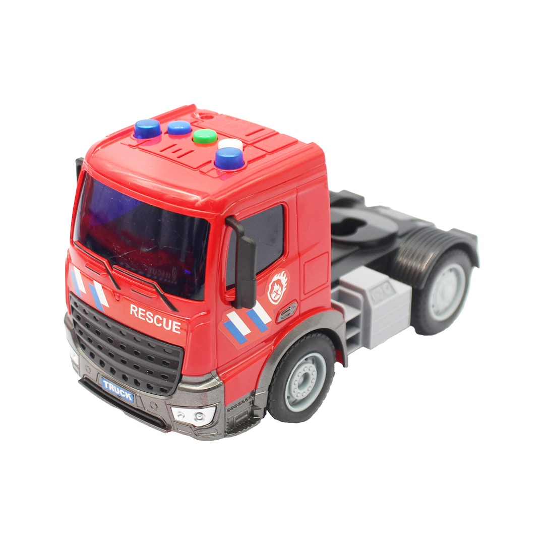 Set Camión Helicóptero Auto Rescate Sonido Fricción DGB1670 7