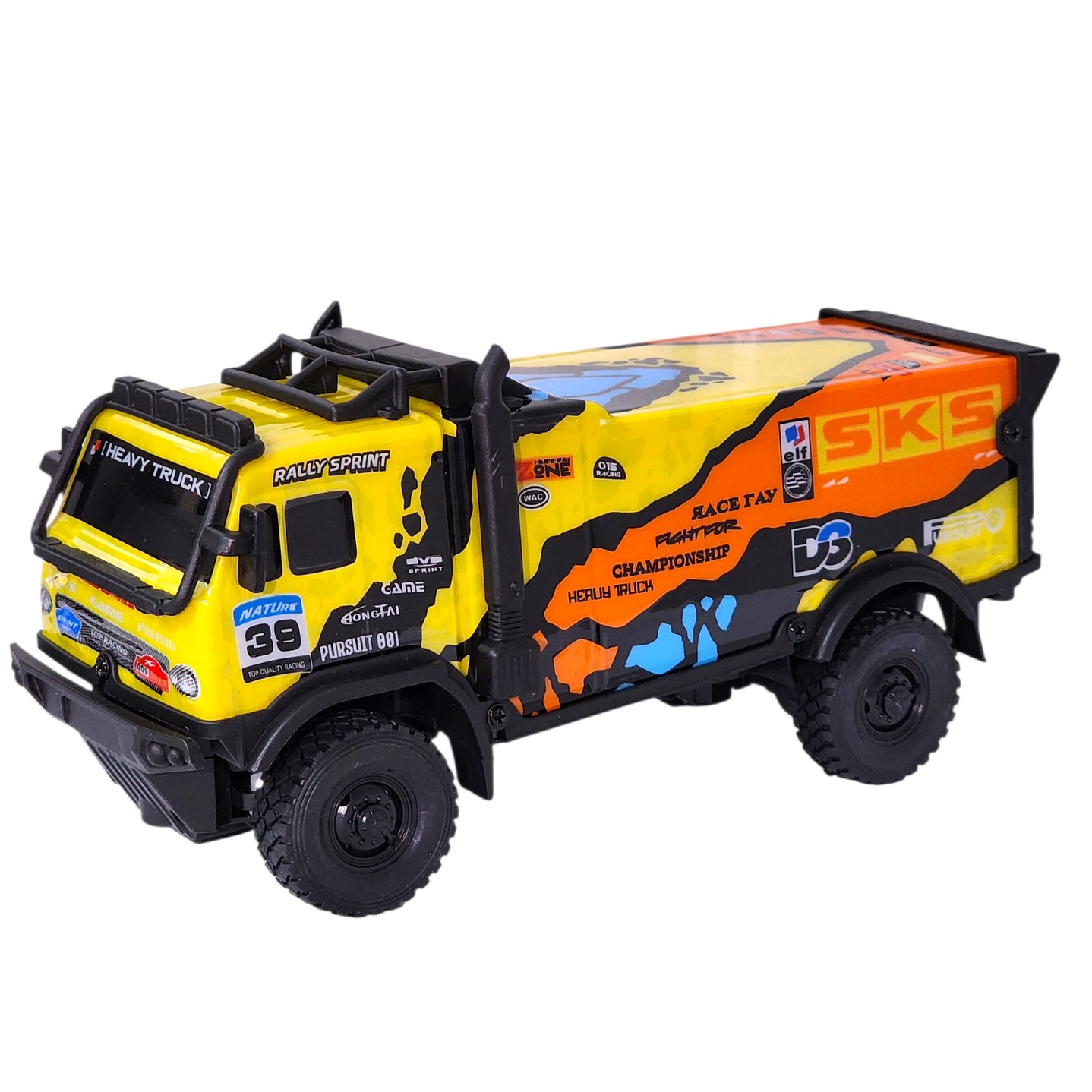 Juguete Camión Rally 4 Canales Control Remoto Luces DBG1691 4