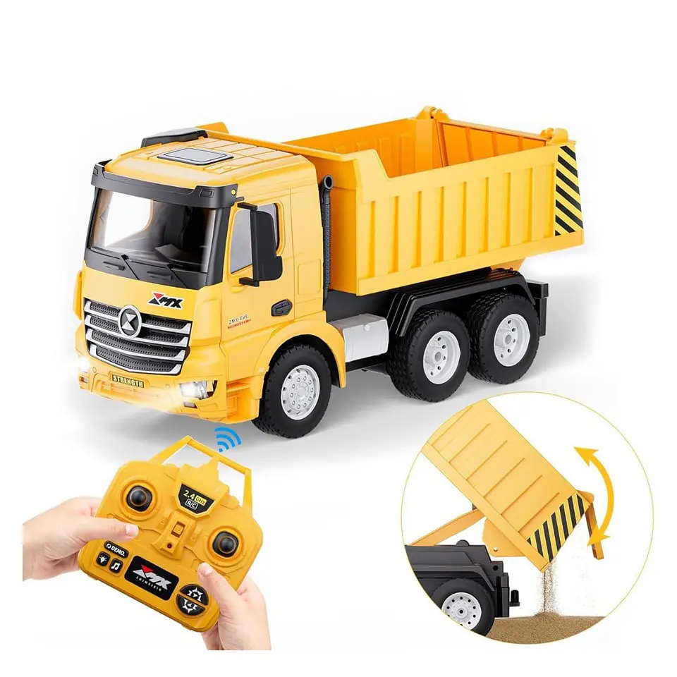 Camion de Carga RC 9 Canales DBG1694 con Bateria Recargable 2