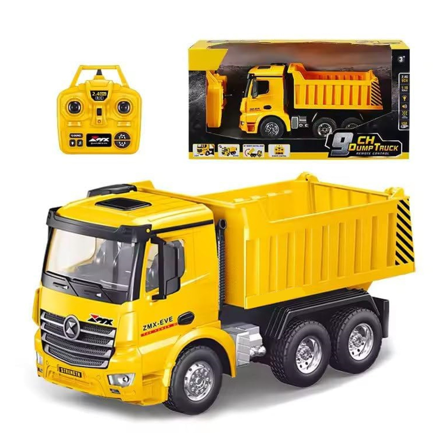 Juguete Camión Carga RC 9 Canales Batería Recargable DBG1694 4