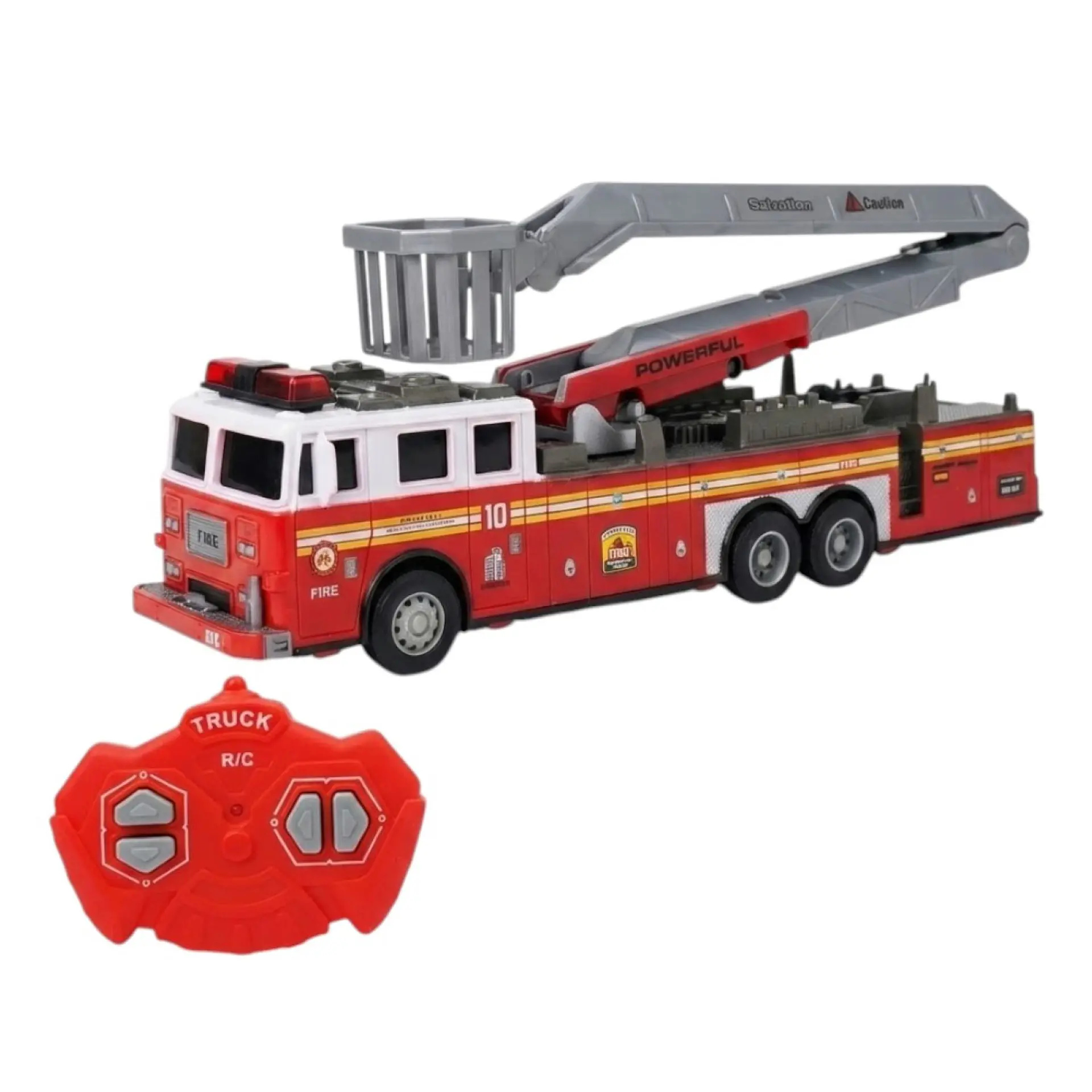 Juguete Camión Bomberos RC 2.4 Ghz Sonido Escalera DBG1698 1