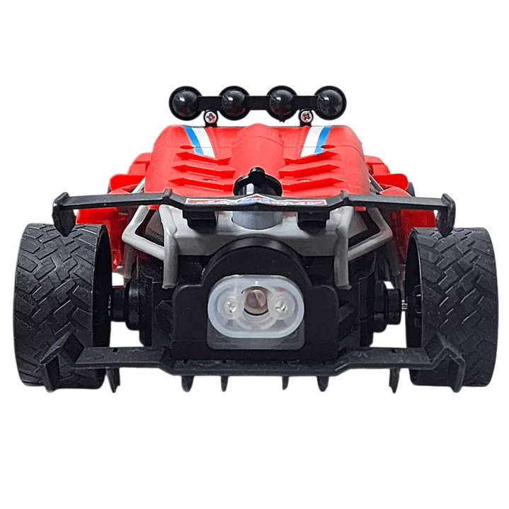 Auto de carrera RC Luz Música y Vapor Trasero DBG1759R Rojo 6