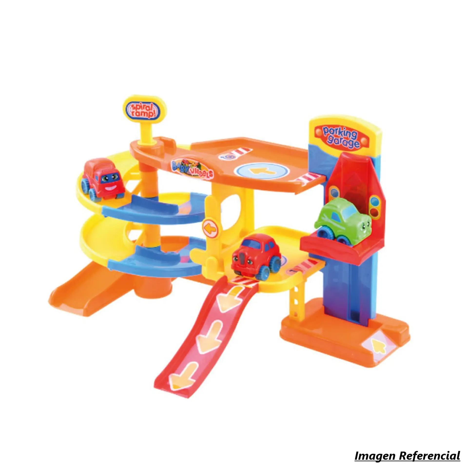 Set de Pista Estacionamiento 20pz + 2 Autos Infantil DBG1608 2