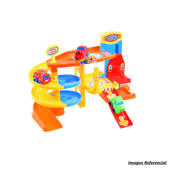 Set de Pista Estacionamiento 20pz + 2 Autos Infantil DBG1608 4