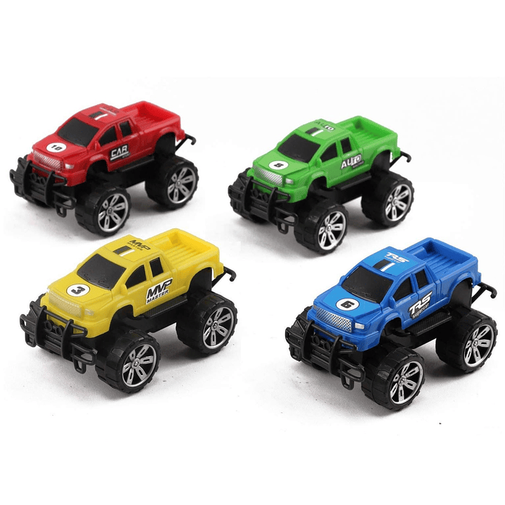 Juguete Camión Transportador Mosquito + 6 Autos DBG1614BL 4