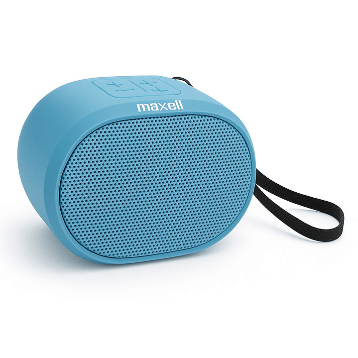 Parlante Maxell Bass13 Bluetooth Fm Radio Ipx-2 Azul 1