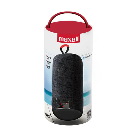 Parlante Bluetooth Portátil Maxell Distrikt Tws 7 Hr Negro