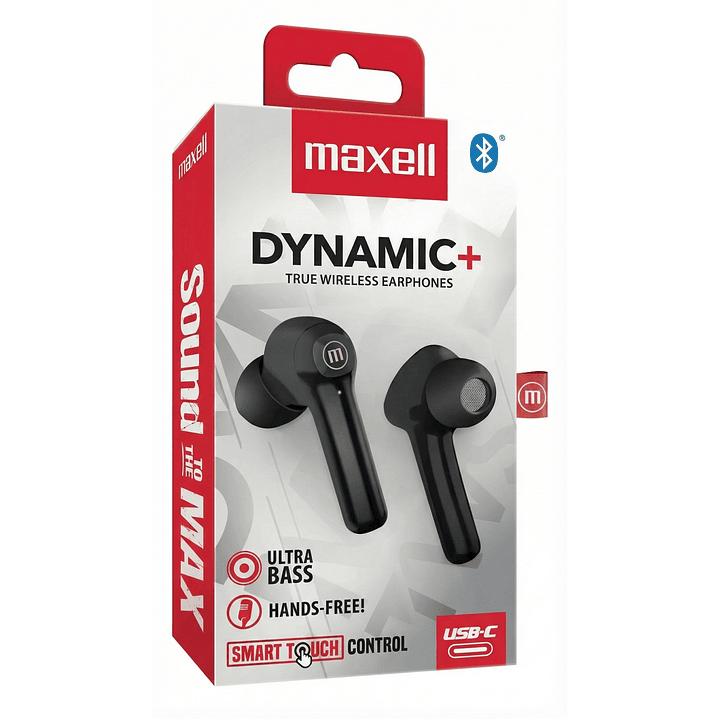 Audífonos Maxell Tws Bt Dynamic EB-BTDY Negro 2