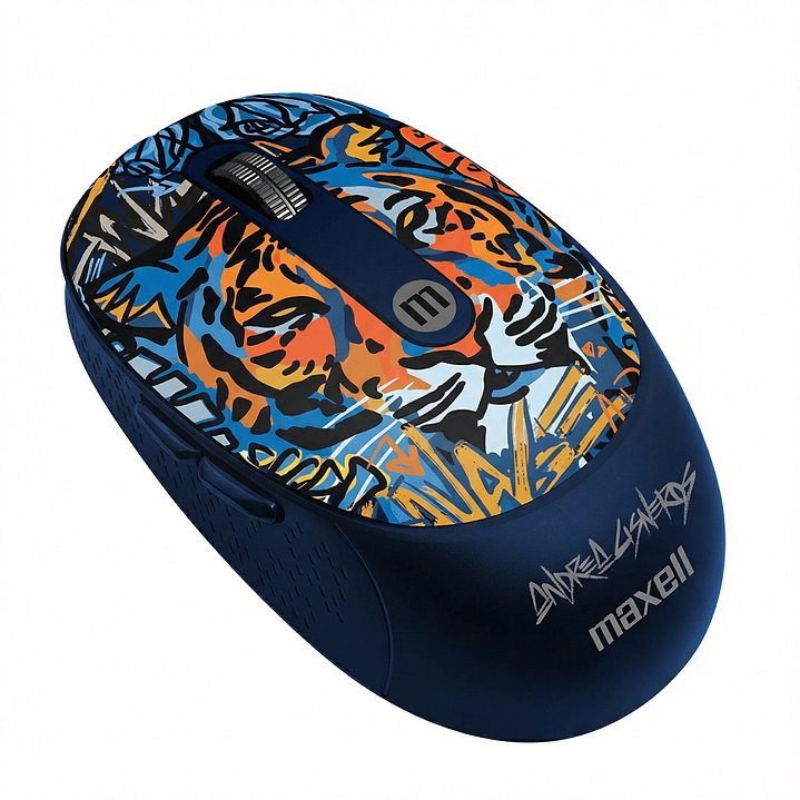 Mouse Inalámbrico Maxell Wild Tigre 4000dpi Usb/usb-c 2