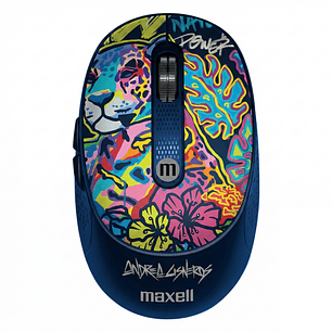 Mouse Inalámbrico Maxell Wild Jaguar 4000dpi Usb/usb-c