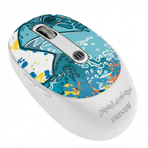 Mouse Inalámbrico Maxell Wild Tortuga 4000dpi Usb/usb-c