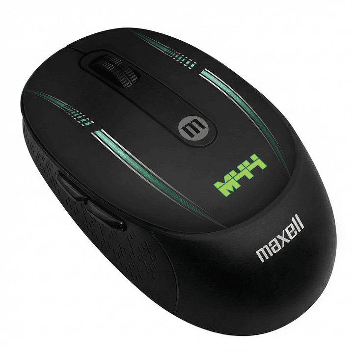 Mouse Inalámbrico Maxell Race M44 4000dpi Usb/usb-c 2