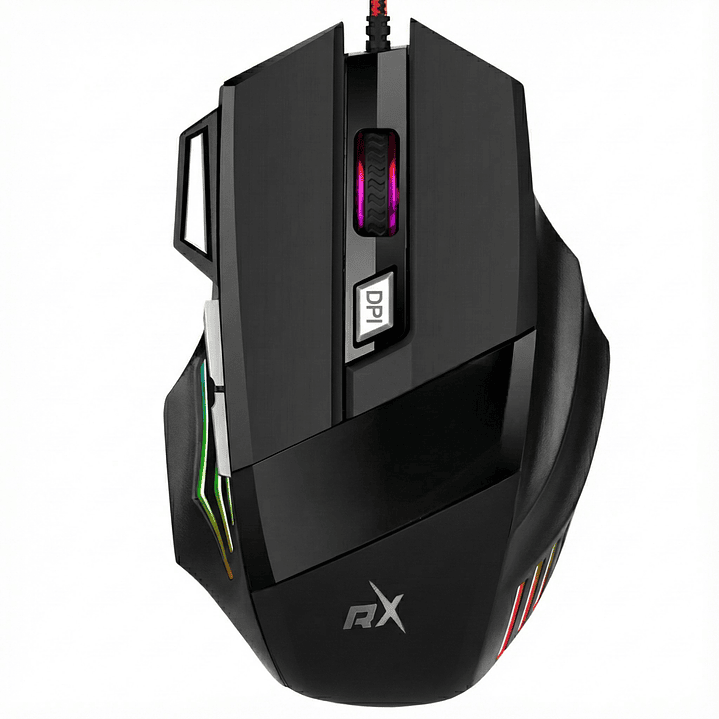 Mouse Gamer ReptileX RX0047 2400 dpi Retroiluminado 2