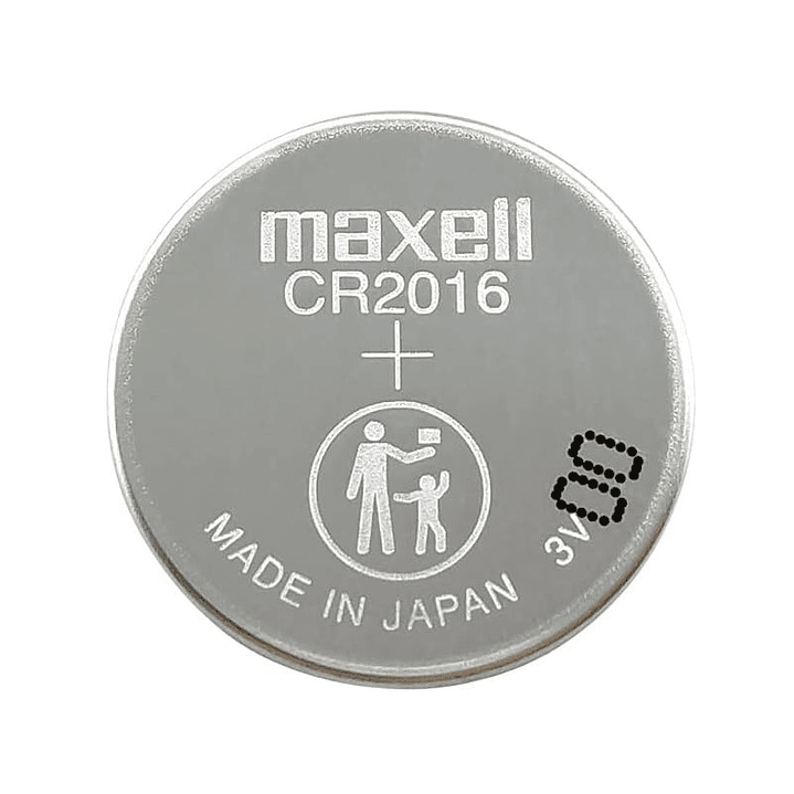 Pack 5 Pilas CR 2016 3v Maxell Tipo Botón Holograma 3