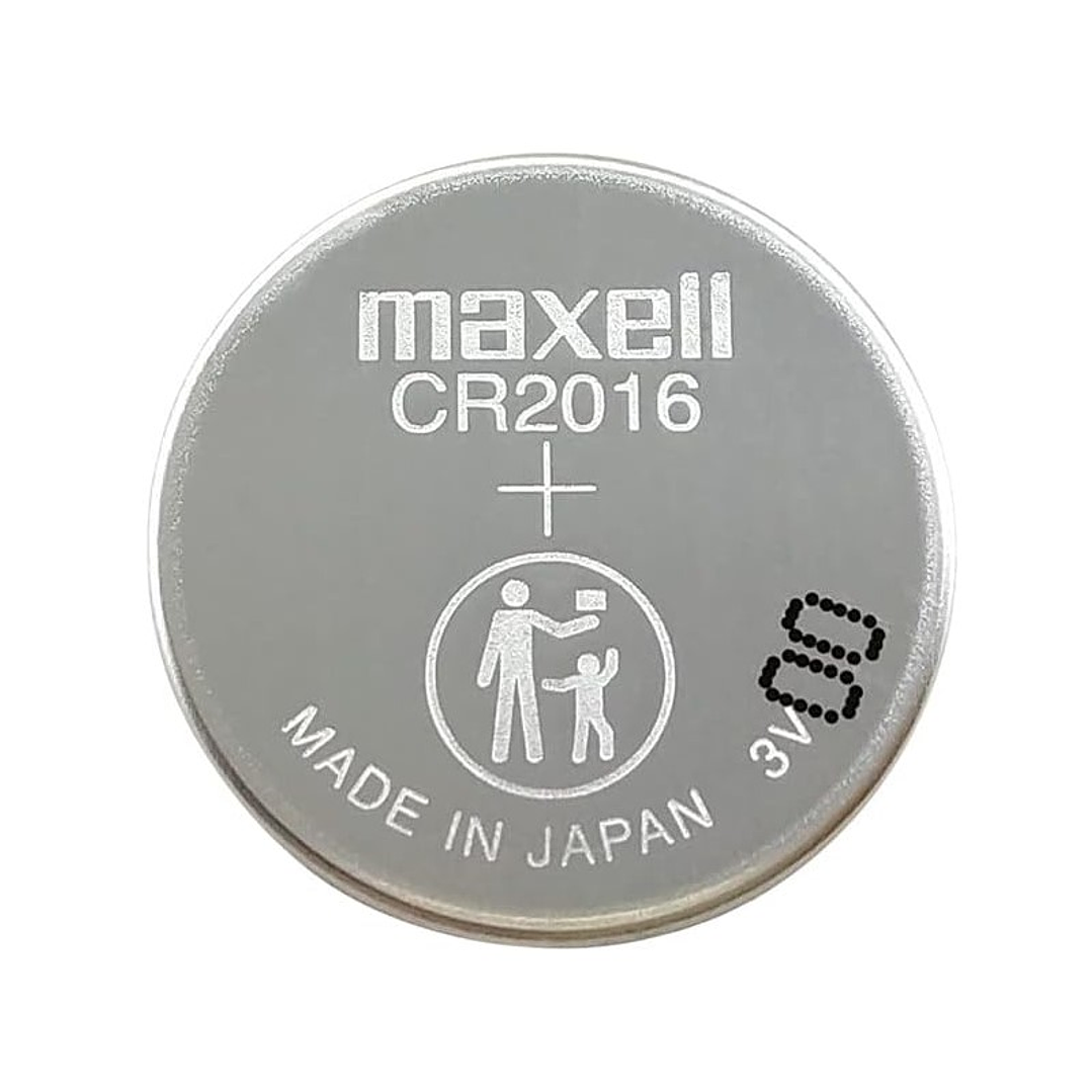 Pack 5 Pilas CR 2016 3v Maxell Tipo Botón Holograma 3