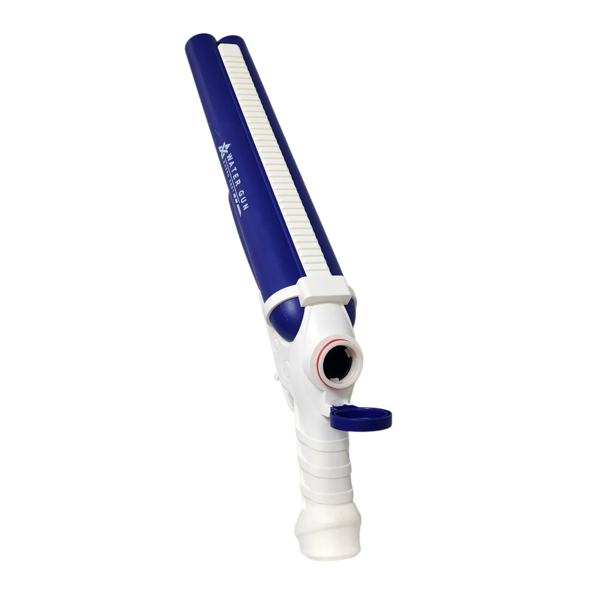 Juguete Pistola Lanza Agua Eléct Doble Cañon DBG1656BL Azul 2