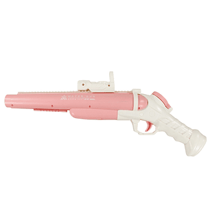 Juguete Pistola Lanza Agua Eléct Doble Cañon DBG1656P Rosa