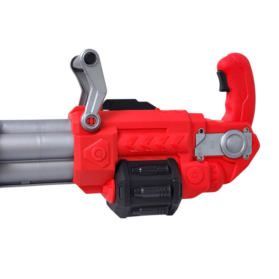 Juguete Pistola de Agua Eléctrica Recargable DBG1655R Rojo 4