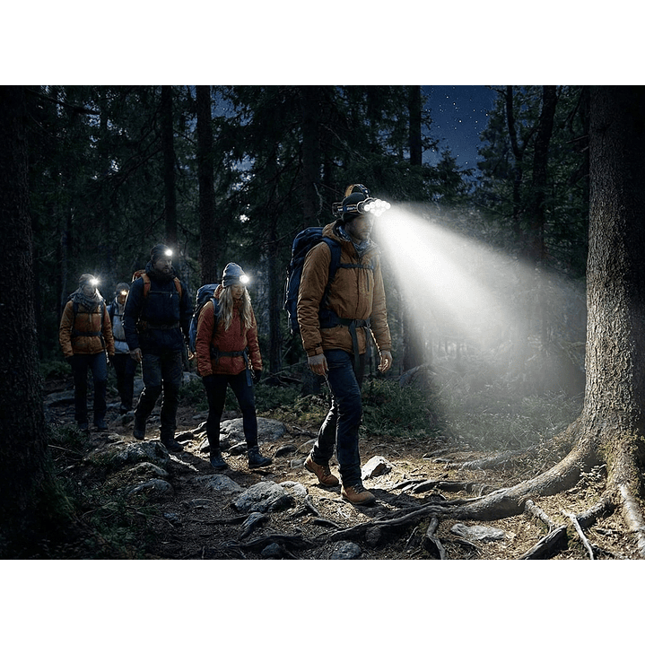 Linterna Cintillo Led Tecnolab 8 Focos Recargable TL143 2