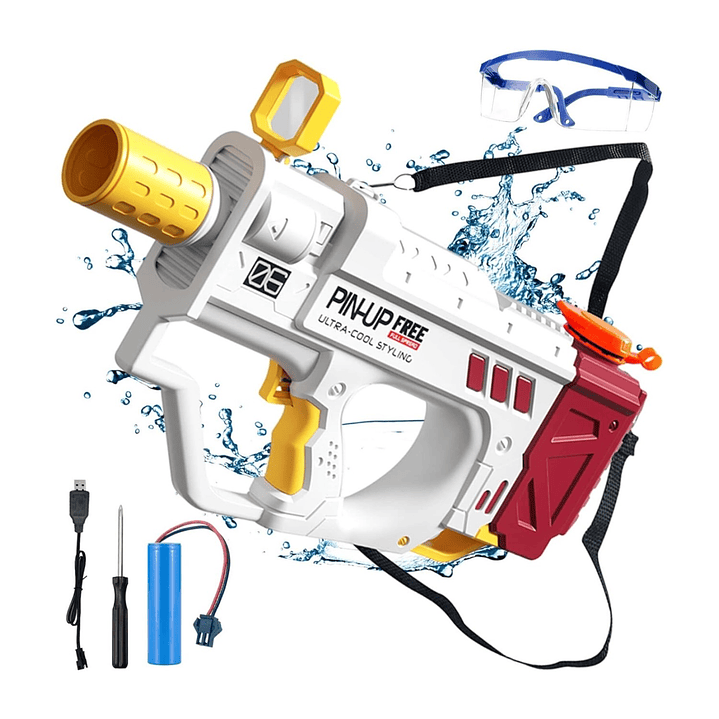 Juguete Pistola de Agua Eléctrica Uzi Recargable DBG1659 5