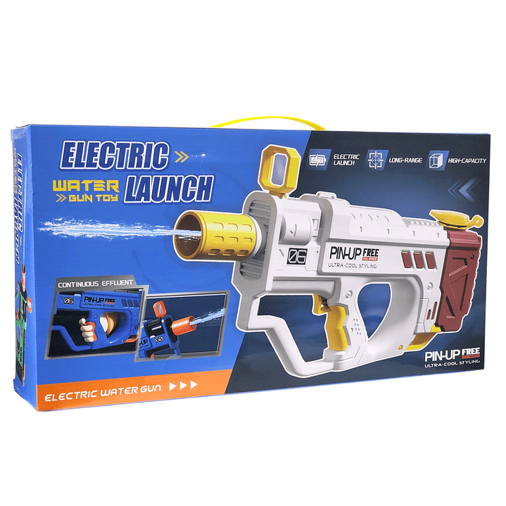 Juguete Pistola de Agua Eléctrica Uzi Recargable DBG1659 8