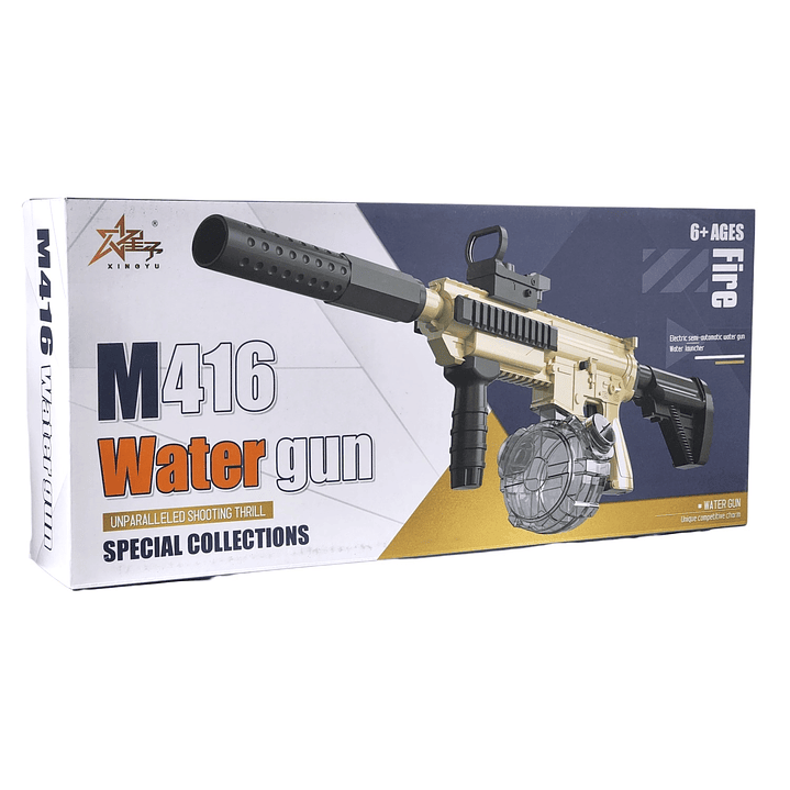 Juguete Pistola De Agua Eléctrica M416 Recargable DBG1794  8