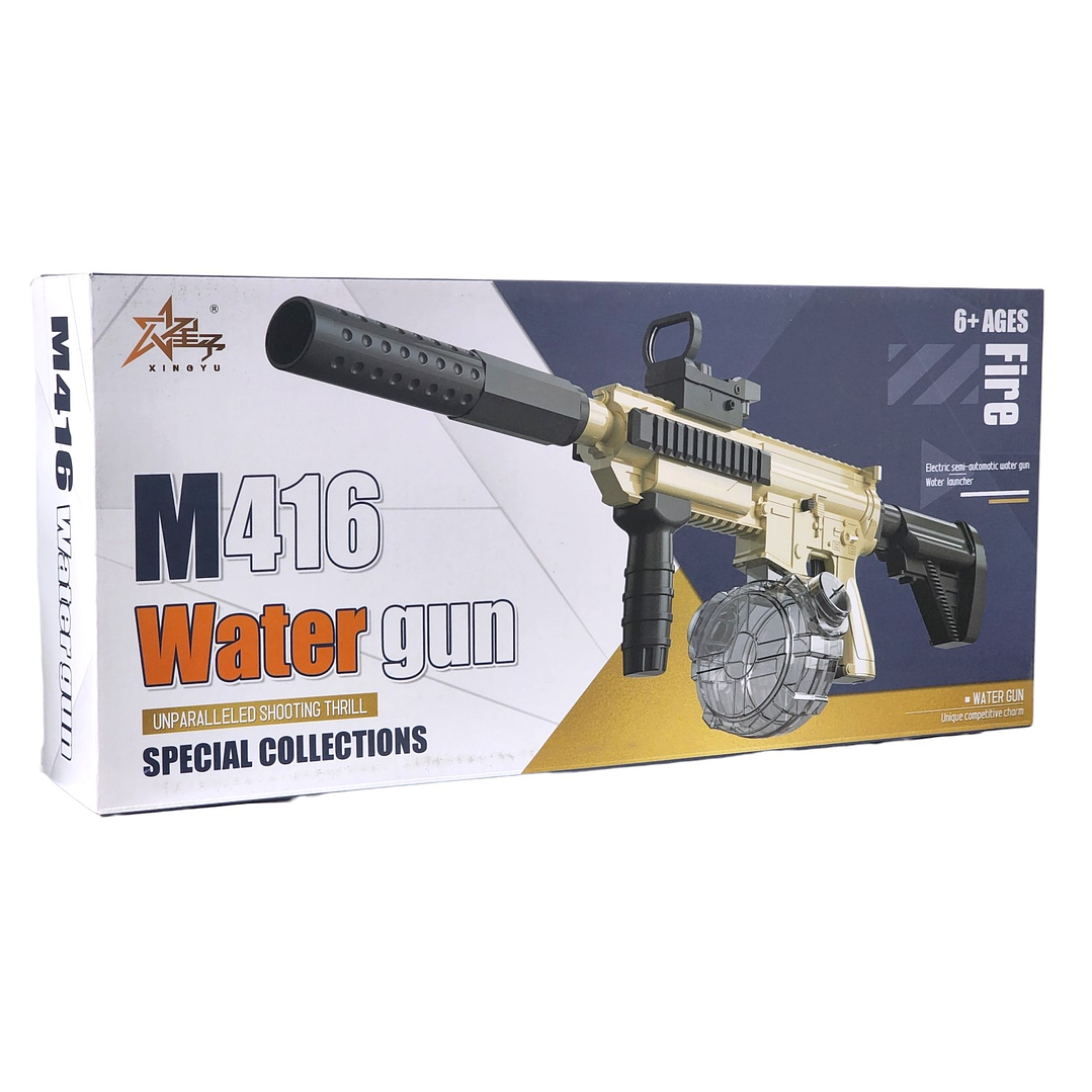 Juguete Pistola De Agua Eléctrica M416 Recargable DBG1794  8