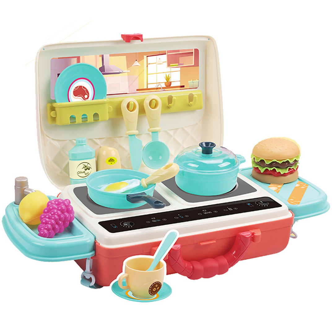 Juguete Maletín Mini Cocina + 28 accesorios 2 en 1 DBG1589 1
