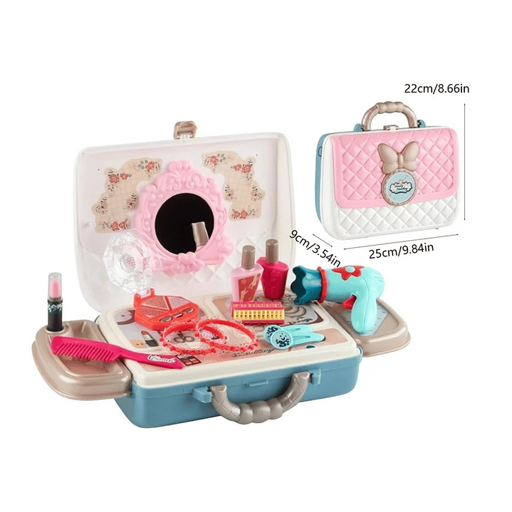 Set Belleza Juguete Infantil Maletín Maquillaje Acc DBG1609 7
