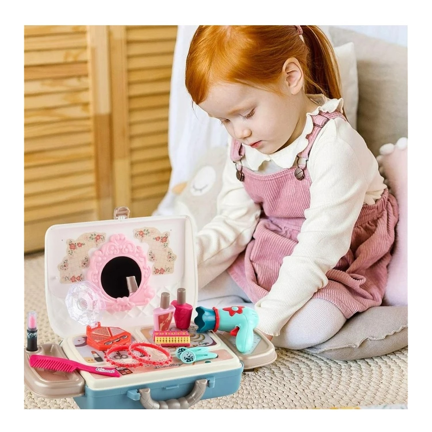 Set Belleza Juguete Infantil Maletín Maquillaje Acc DBG1609 4