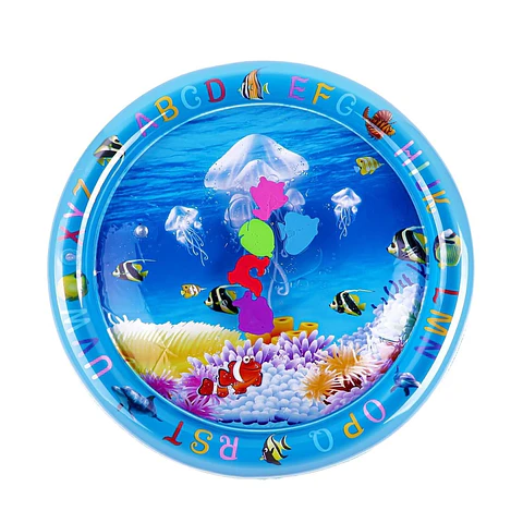 Alfombra De Agua Sensorial Bebé Diseño Marino DBG1451