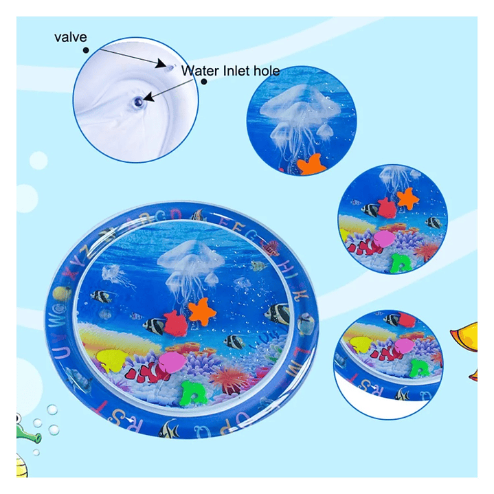 Alfombra De Agua Sensorial Bebé Diseño Marino DBG1451 3