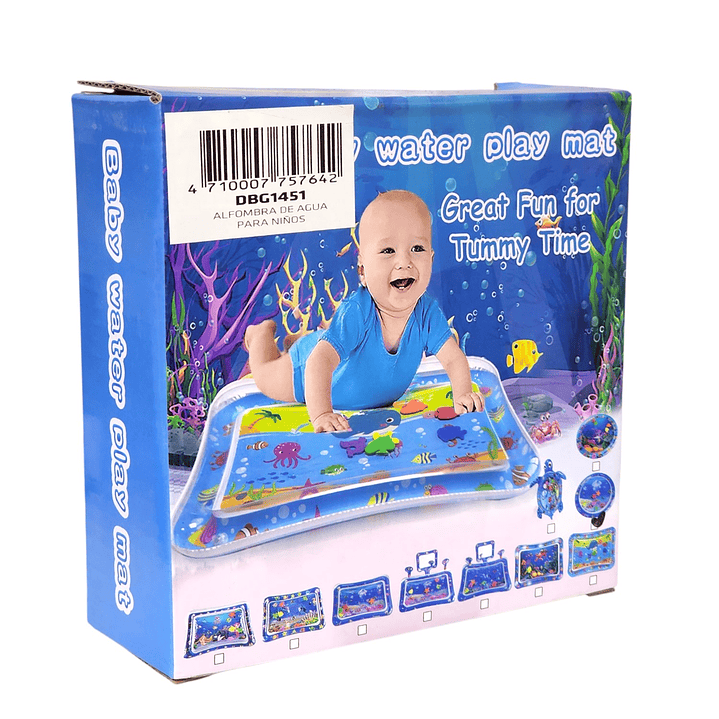 Alfombra De Agua Sensorial Bebé Diseño Marino DBG1451 4
