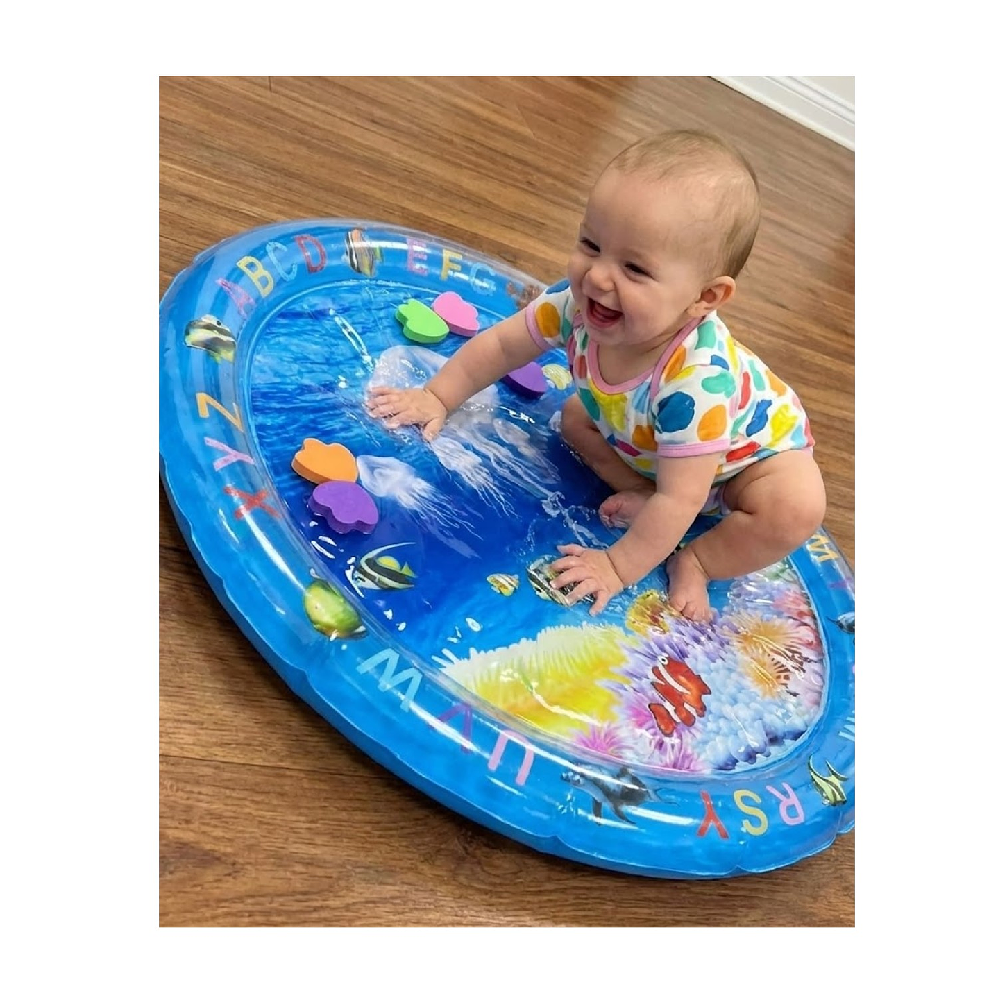 Alfombra De Agua Sensorial Bebé Diseño Marino DBG1451 5