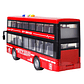 Juguete Autobús Dos Pisos Luces Sonidos 1:16 DBG1680R Rojo - Miniatura 5