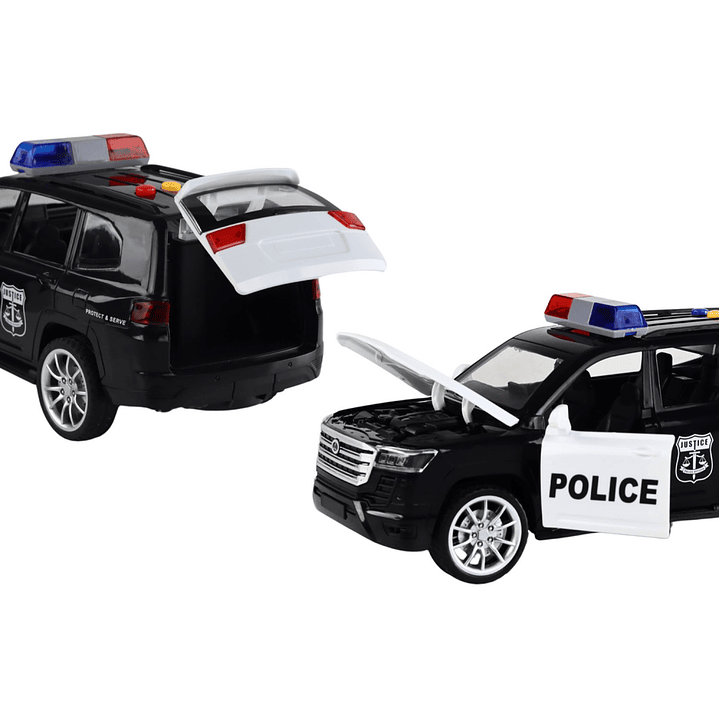 Juguete Camioneta Policía Luces Sonidos Interactiva DBG1682 3