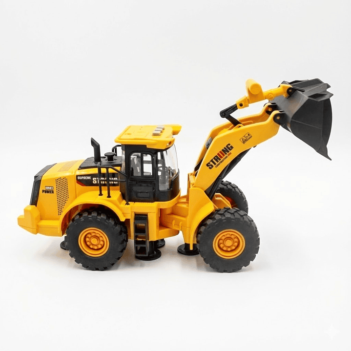 Juguete Excavadora Fricción Luces Sonido Escala 1:14 DBG1684 6