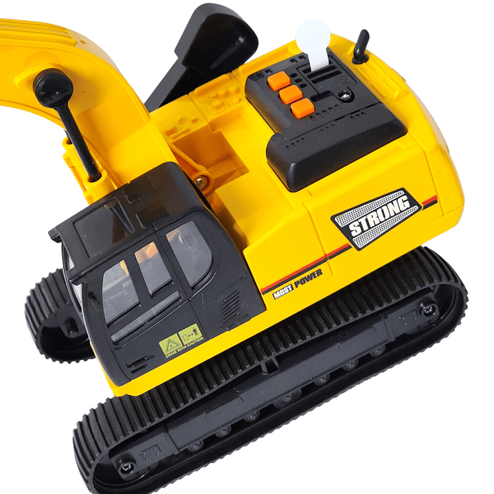 Juguete Retroexcavadora Fricción Luces Sonidos DBG1685 5