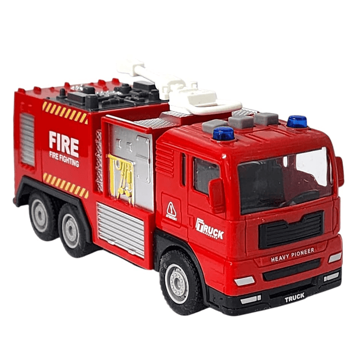 Juguete Camión Bomberos Fricción Luces Sonidos DBG1687 2