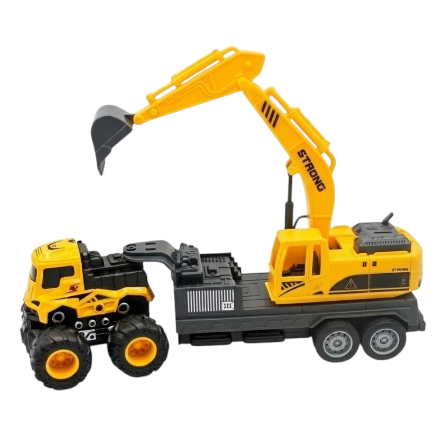 Juguete Camión de Remolque con Excavadora Fricción DBG1689 1