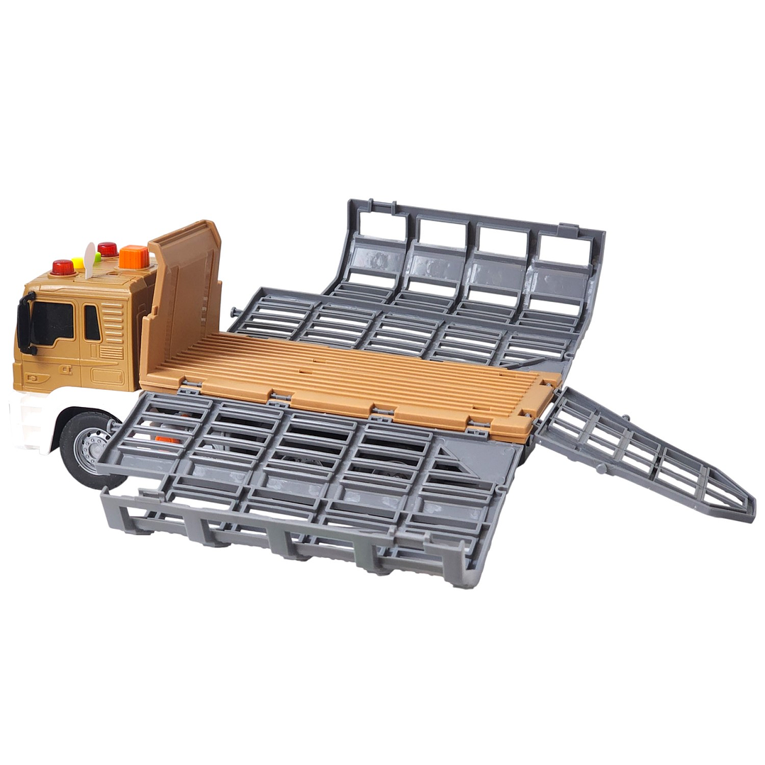 Juguete Camión Remolque Luces Sonidos Dinosaurios DBG1613 3