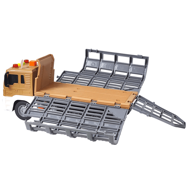 Juguete Camión Remolque Luces Sonidos Dinosaurios DBG1613 3