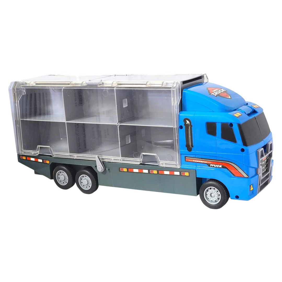 Juguete Camión Transporte Policial Fricción 6 Autos DBG1611 4