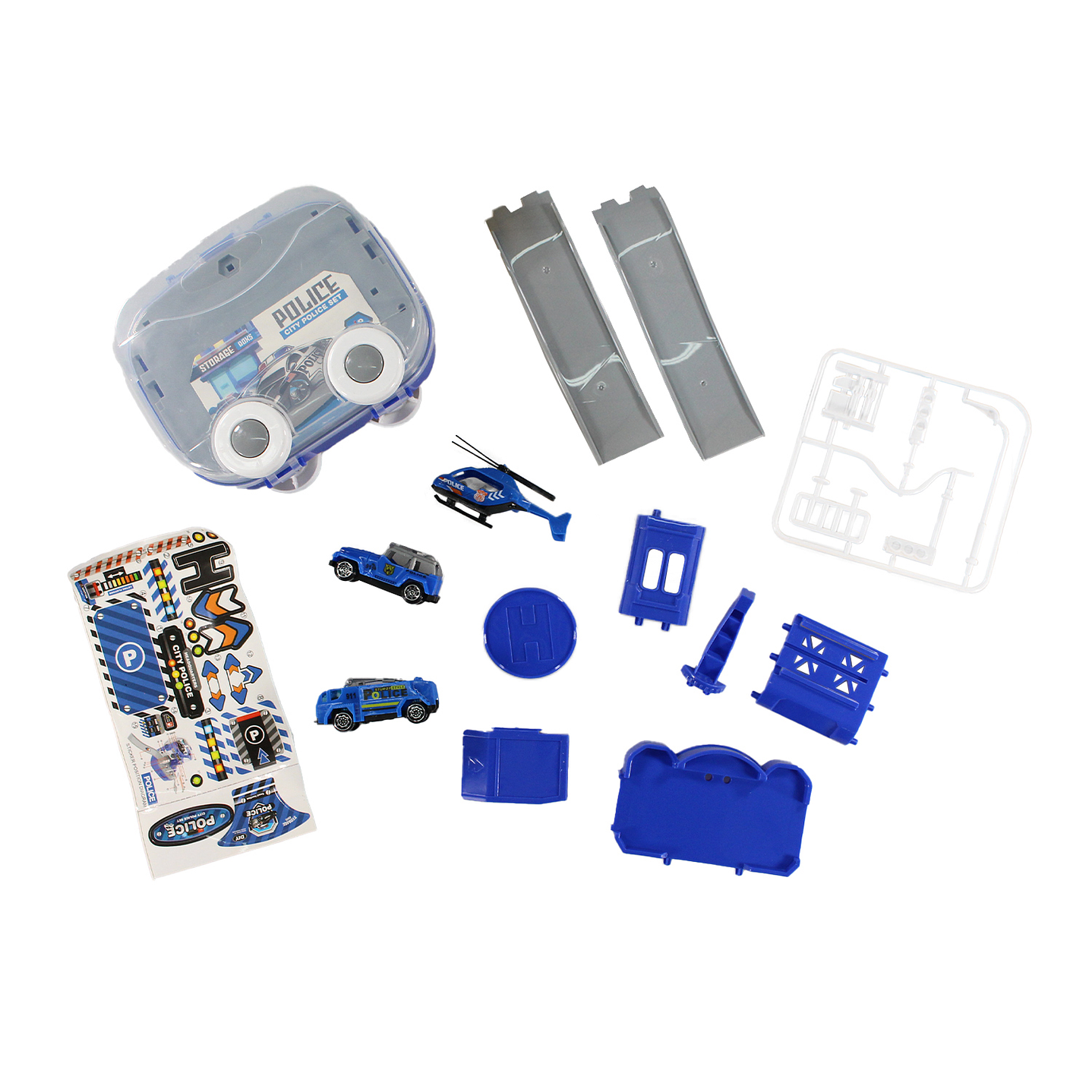 Juguete Mini Estación Policía 2 en 1 con Vehículos DBG1706 5