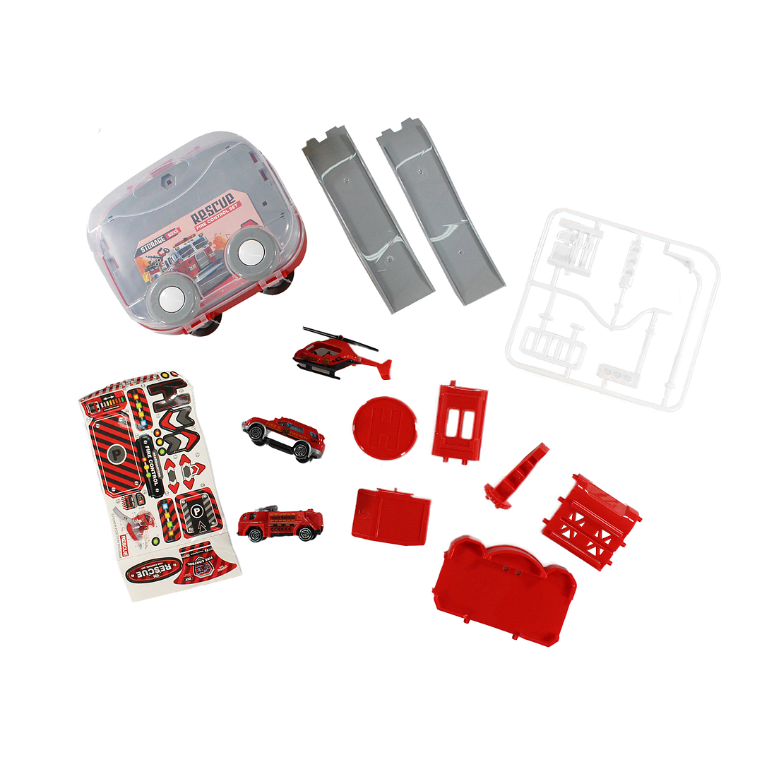 Juguete Estación Bomberos 2 en 1 con Vehículos DBG1708 3